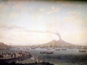 Philipp Hackert - Il ritorno della flotta a Napoli dalla spedizione di Algeri